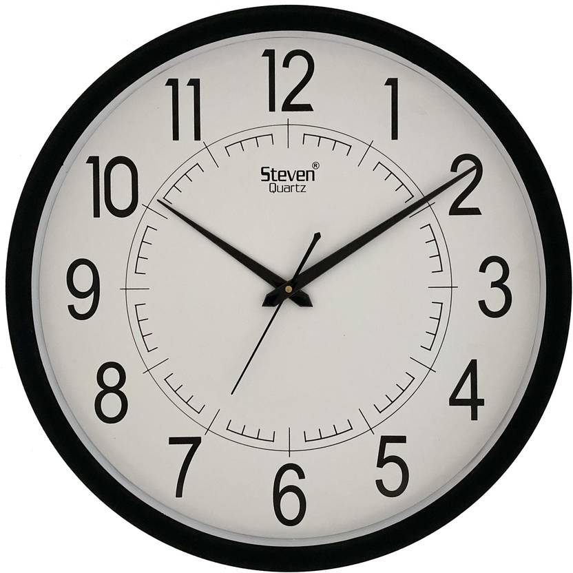 steven quartz llp Analog 35 cm X 35 cm Wall Clock Price in India Buy