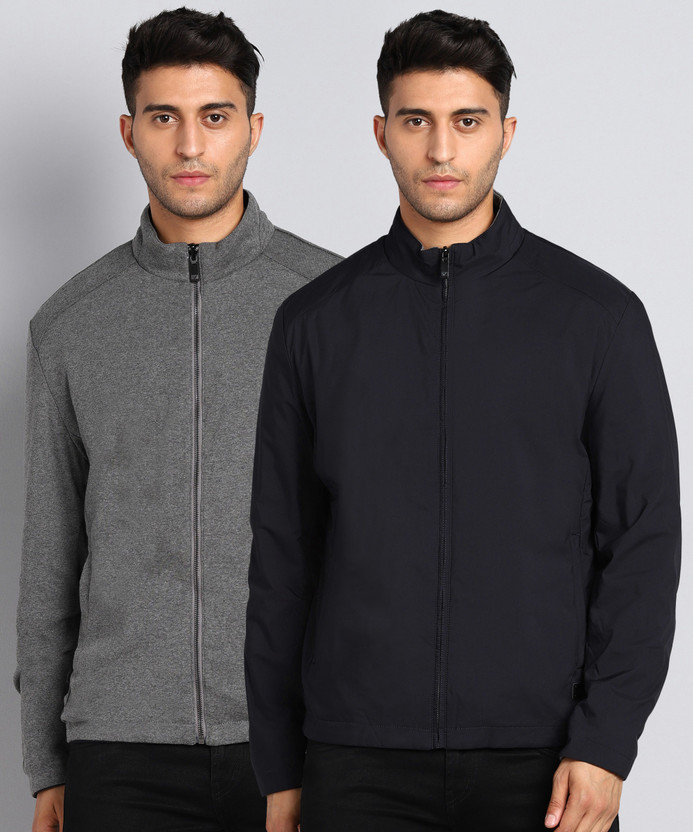 Full Sleeve Solid Men Jacket 