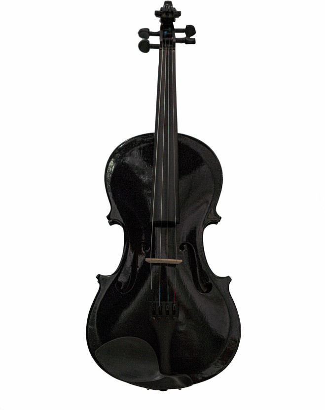 Belear BL001 4/4 Black Glitter Polish Classical Violin 4/4 Classical (Modern) Violin(Black Yes)