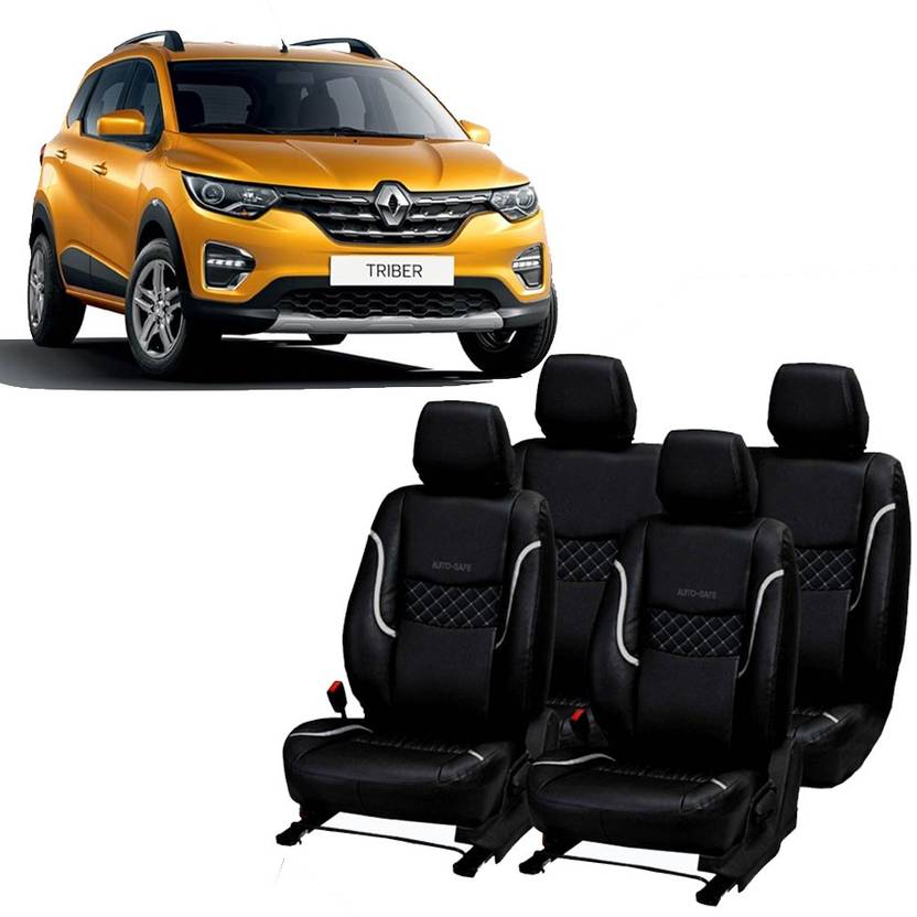 AutoSafe Leatherette Car Seat Cover For Renault Triber Price in India