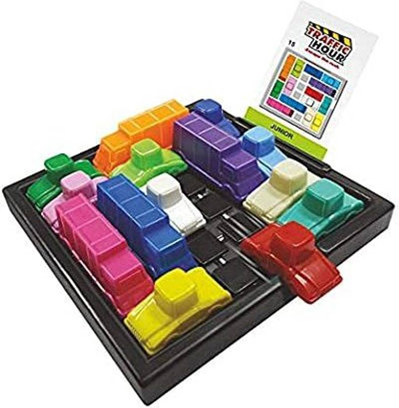 luzzo Rush Hour Junior Traffic Jam Logic Game and Stem Toy for Boys and