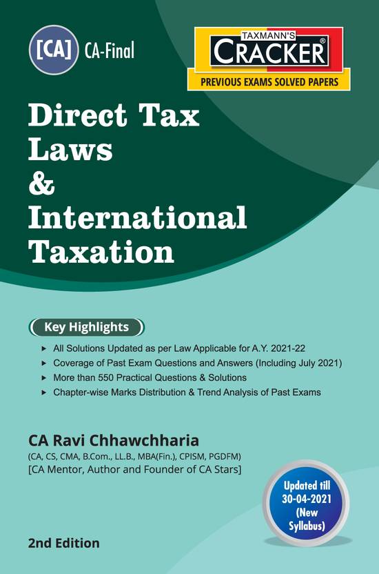 Taxmann s CRACKER For Direct Tax Laws International Taxation The 