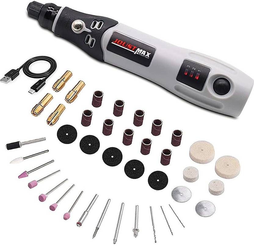 HASTHIP Mini Cordless Drill Machine, USB Rechargeable 3 Speed Small