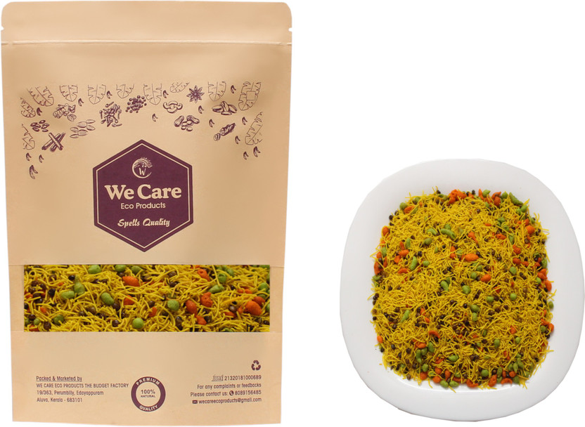 We Care Eco Products Kerala Special Dalmoth Mixture|Homemade kerala Style Snacks |Healthy & Ready To Eat | 350gm(350 g)