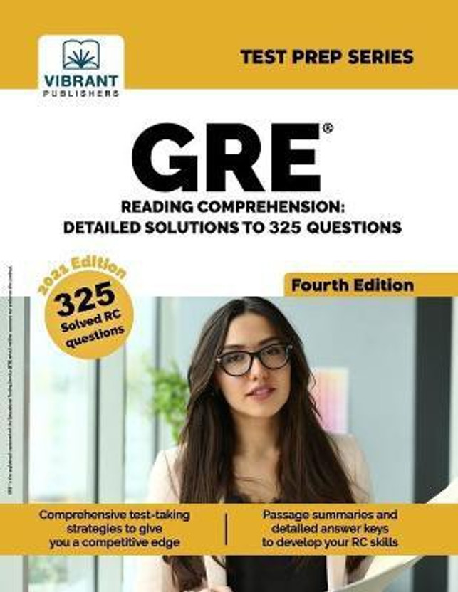 GRE GRE Reading Comprehension(English, Paperback, Publishers Vibrant) - Flipkart Deal