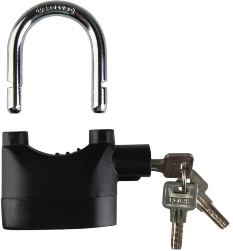YUKI YUKI Anti Theft System Security Pad Lock with Burglar Smart Alarm Siren Motion Sensor Alarm Lock-A22 Universal Security Alarm Lock Lock (AL-122)(Black) - Flipkart Deal