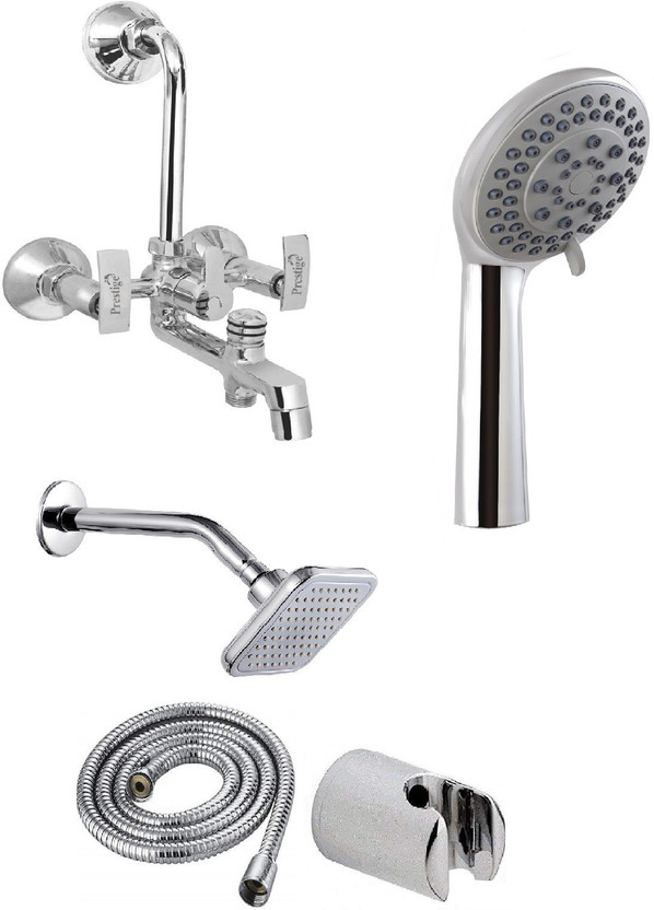 Prestige Pass-3in1 WM-with-CZ HeadS-MG HandS-Set Of 1 Faucet Set