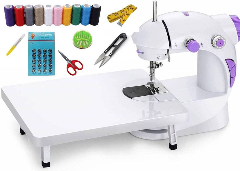 Unihom Multi Electric Mini 4 in1 Sewing Machine for Home Tailoring with