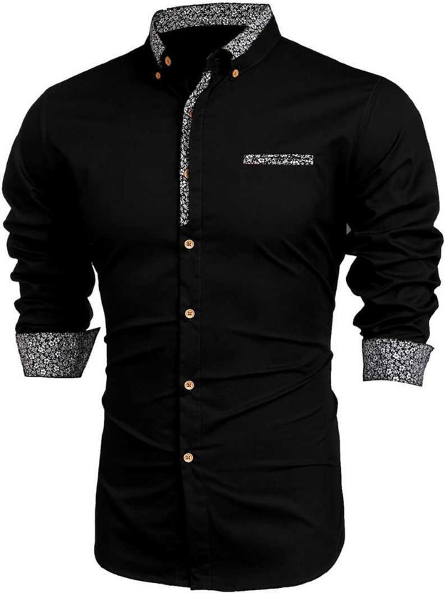 Sky Sky Global Men Printed Casual Black Shirt - Flipkart Deal