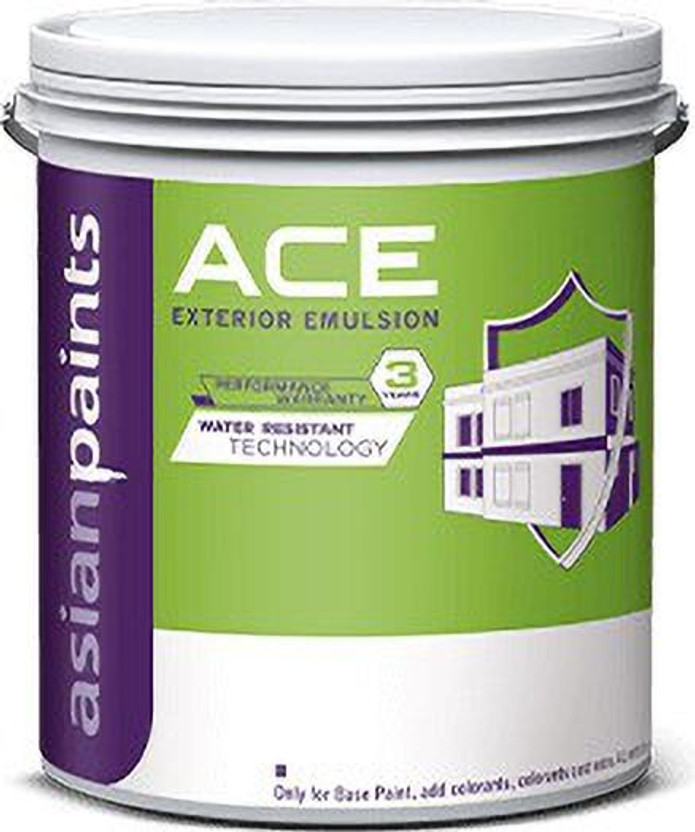 Asian Paints Ace Exterior 1L White Emulsion Wall Paint(1 L)