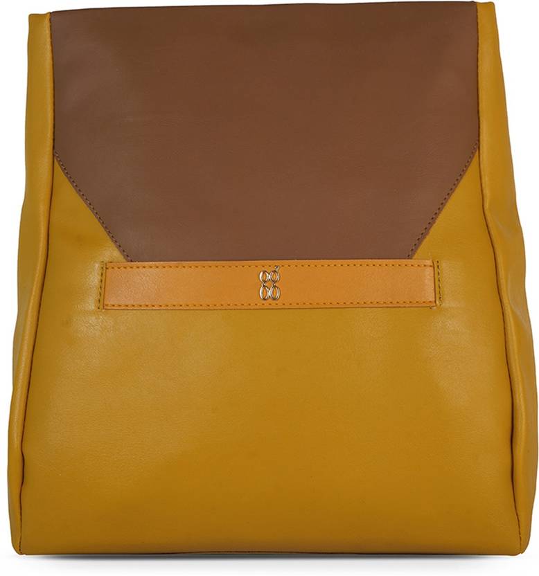 Baggit LXE SLITY E ASHLYN OCHRE 7 L Laptop Backpack YELLOW Price in