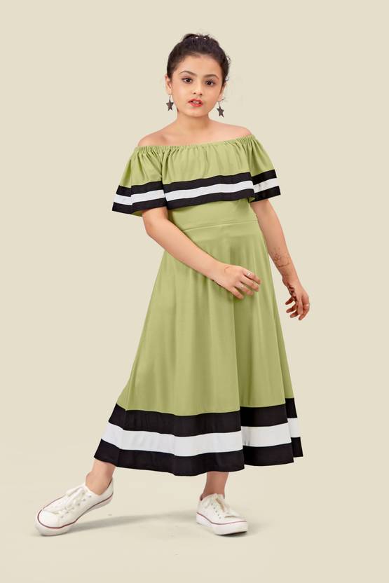 PROVOGUE Girls Below Knee Party Dress Price in India Buy PROVOGUE Girls Below Knee Party Dress