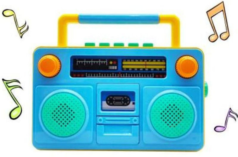 Quasar Musical Radio Toy for Baby Toy Made in Safe Non-Toxic, Attractive Rattle for New Born Baby, Children Toddlers Toy Infant Products Activity Center, Best for Baby First Toy (Multicolor) baby boy and girls fun toy(Multicolor)