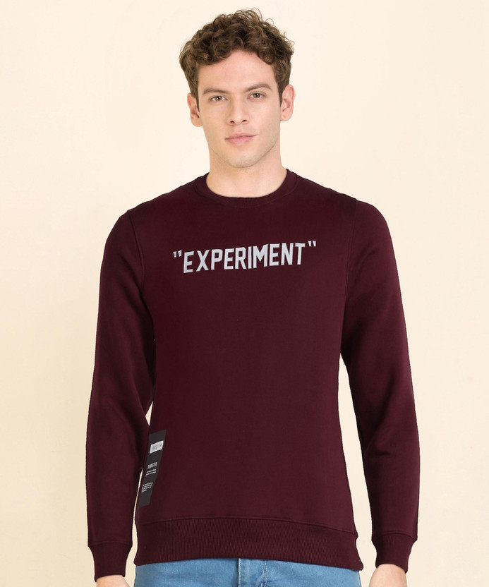 Full Sleeve Printed Men Sweatshirt 