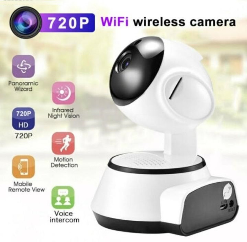 SIOVS IP Camera WiFi Security Wireless Audio video Record Baby Monitor HD CCTV Security Camera(64 GB, 1 Channel)