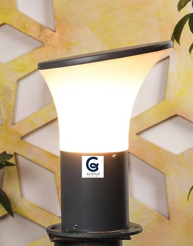 GLOFLO Black Aluminium Gate Light Gate Light Outdoor Lamp Price in ...