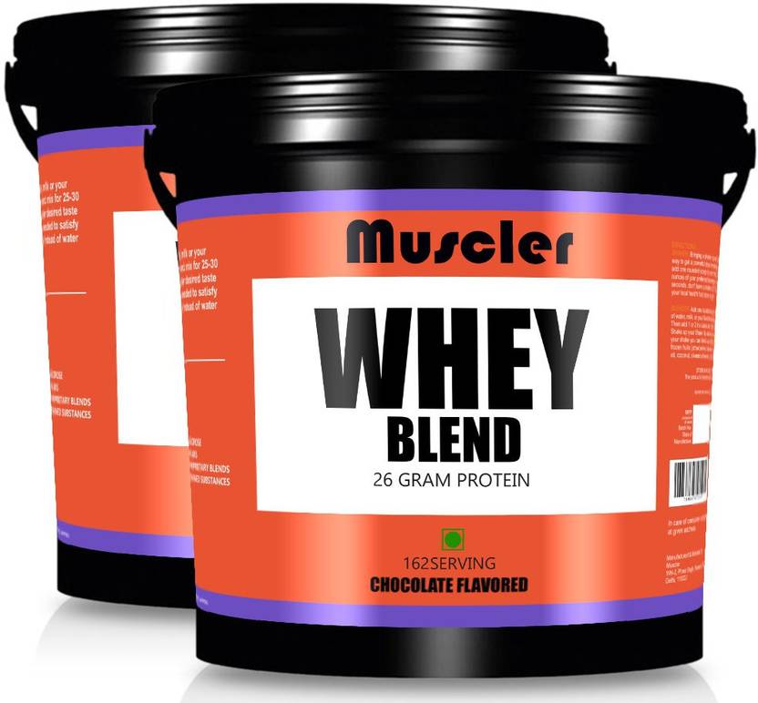 Muscler Whey Blend 11.7lbs Combo Pack of 2 Protein Blends Price in