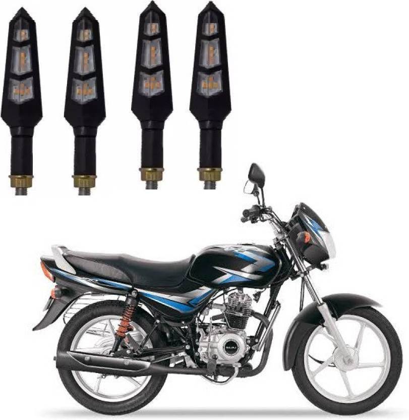JAQUMA Side LED Indicator Light for Bajaj, HM, Hero, Honda, Hyundai