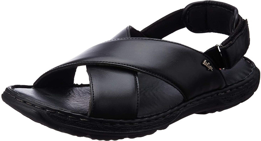 LEE COOPER Men Black Sandals - Buy LEE 
