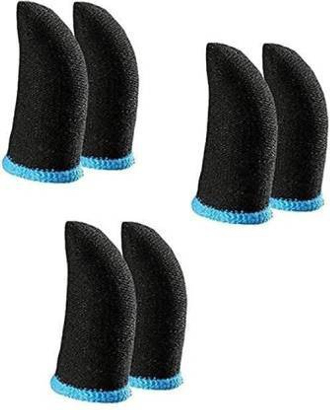 Ruhi Collection Free Fire /Call of Duty/PubG Mobile Game Finger Sleeve  Gaming Accessory Kit(Black, For Android)