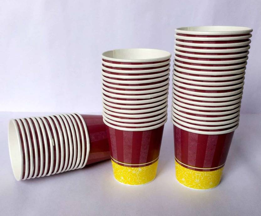 Prime Price (Pack of 100) Paper Cups for Hot and Cold Drinks Coffee