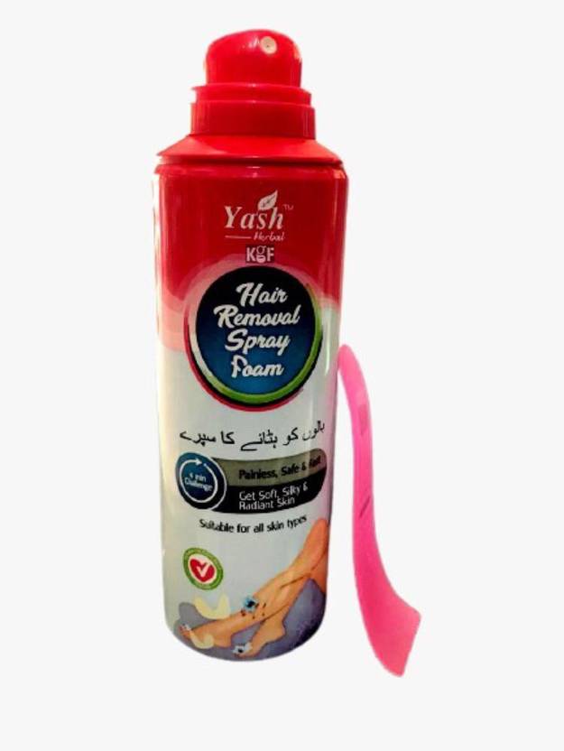 KGF Herbal HAIR REMOVAL SPRAY FOAM for Men & Women, (Painless, Safe