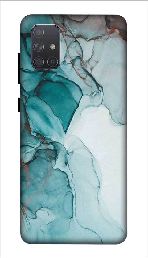 NDCOM Back Cover for Samsung Galaxy A71 Blue Green Marble Printed - NDCOM : Flipkart.com
