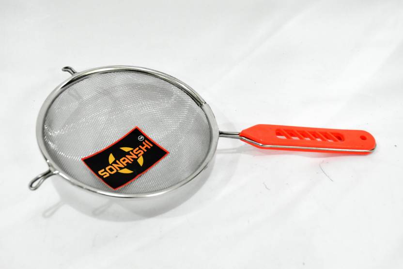 Sonanshi Stainless Steel Big Size Soup and Juice Strainers Tea Strainer