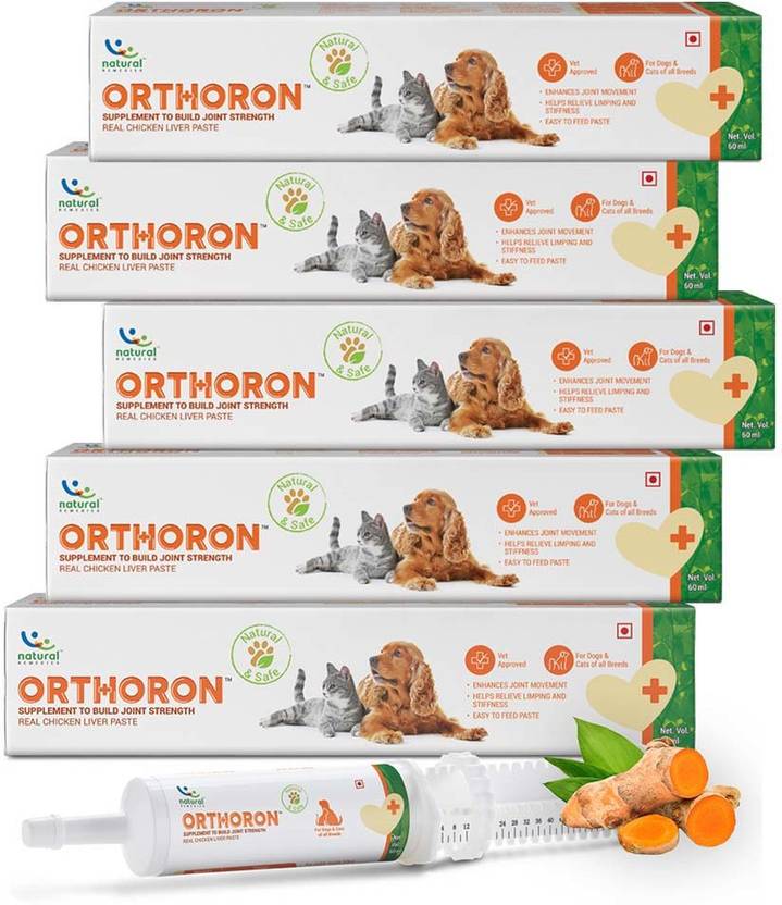 Pet Natural Remedies Orthoron Paste 60ml x 5 (Pack of 5) Pet Health