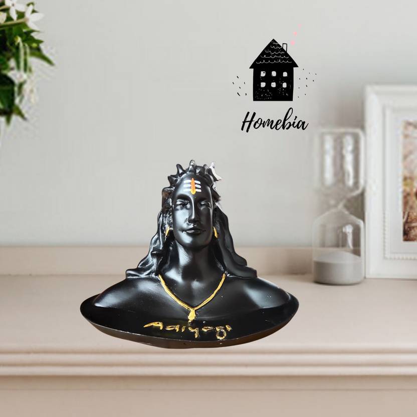 Homebia Lord Shiva Statue Adiyogi Showpiece Adiyogi Statue Shiva statue in Religious IdolsLord