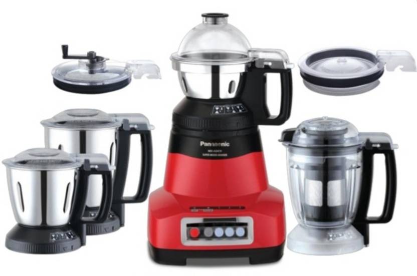 Panasonic MXAE 475 Red 750 watts Mixer grinder 750 Juicer Mixer