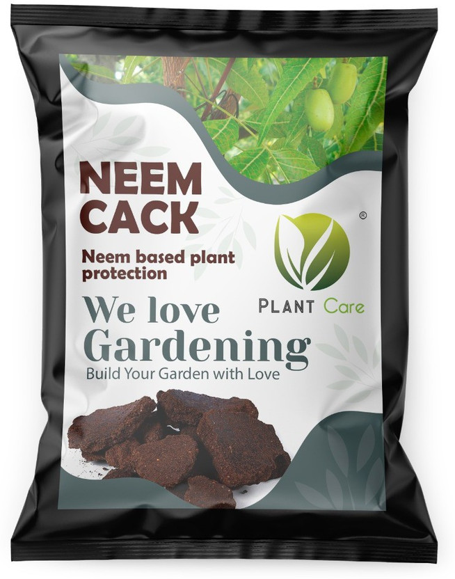 PLANT CARE Organic Neem Cake | Organic Fertilizer for Outdoor Plants, Lawn & Garden Growth | Fertilizer(0.5 kg, Cake)