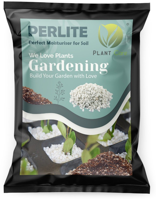 PLANT CARE Organic Perlite for Hydroponics & Horticulture, Indoor and Outdoor Plants, Kitchen Garden, Terrace Gardening etc. Fertilizer(0.5 kg, Powder)
