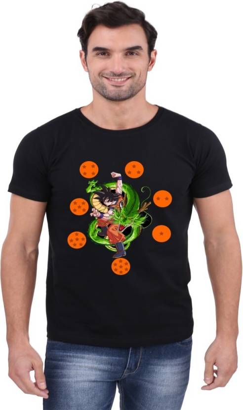 Anime Tshirts Printed Men Round Neck Black T-Shirt - Buy Anime Tshirts  Printed Men Round Neck Black T-Shirt Online at Best Prices in India |  