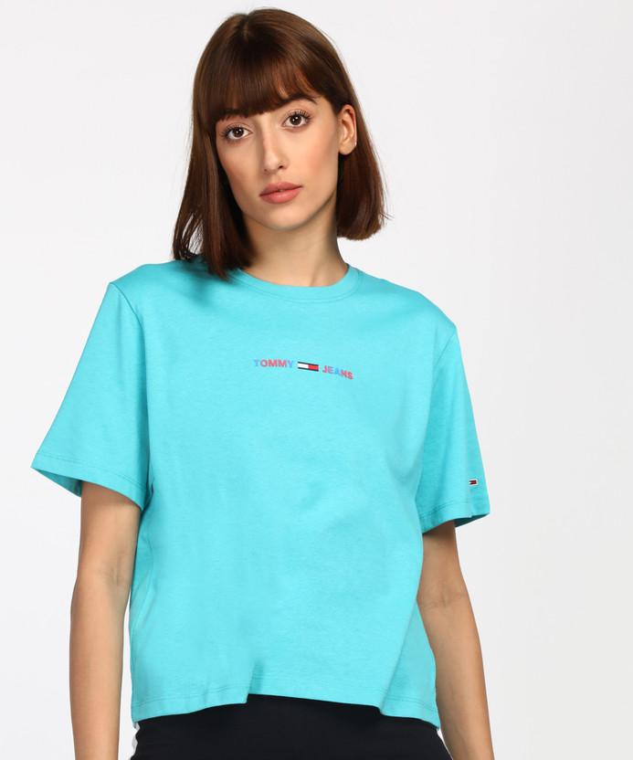 tommy hilfiger turquoise jeans