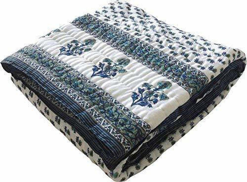 Samradhi Floral Double Quilt for  Mild Winter(Cotton, Multicolor)
