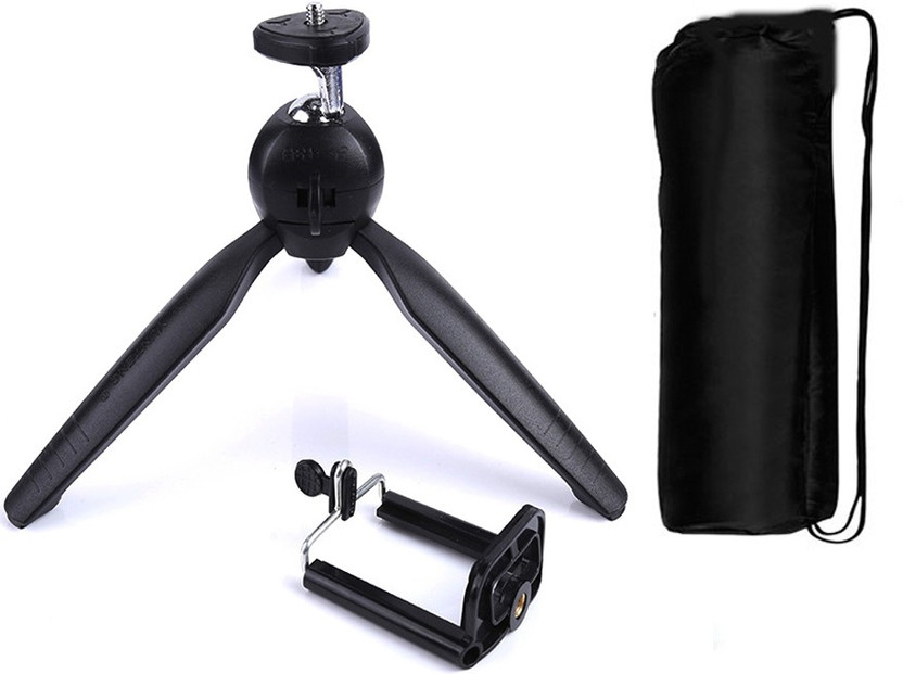 BUFONA BUF-215 Buy Hot Popularity Mini Lightweight Tripod with Clip and Ball head With Tripods BAG |Selfie Adjustable Rotatable Specail Live Shooting Bracket with 360 Degree Mount Stand Mobile Holder |Stand Mobile SmartPhone Stand Bracket Live Broadcast stand Making Self Video Multi-Use Selfie Stick