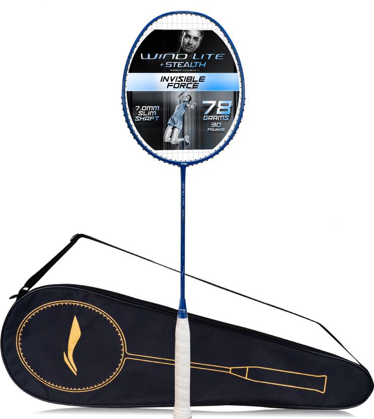 LINING Wind Lite Stealth Blue, Grey Strung Badminton Racquet Buy LI