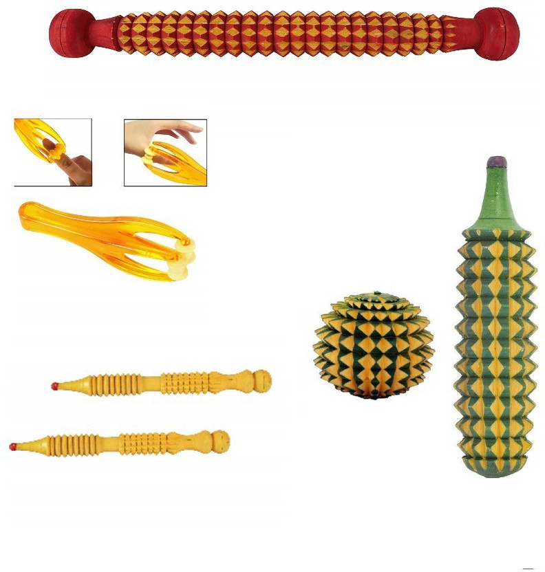 Acupunx 4 Acupressure massagercombo kit (set of 4) Massager(Multicolor)