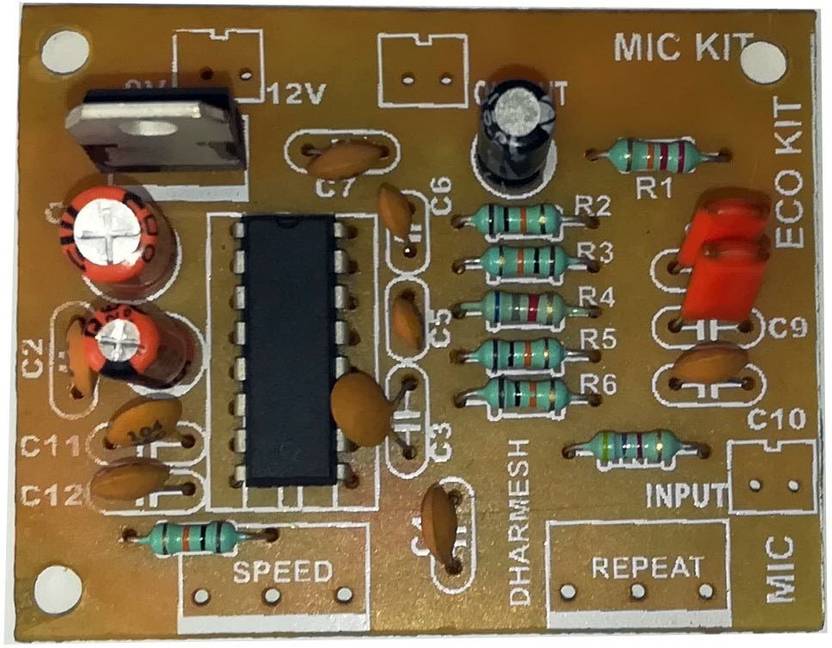 Diycart Echo MIC Nano Circuit Microphone Pre Preamp Kit with presets