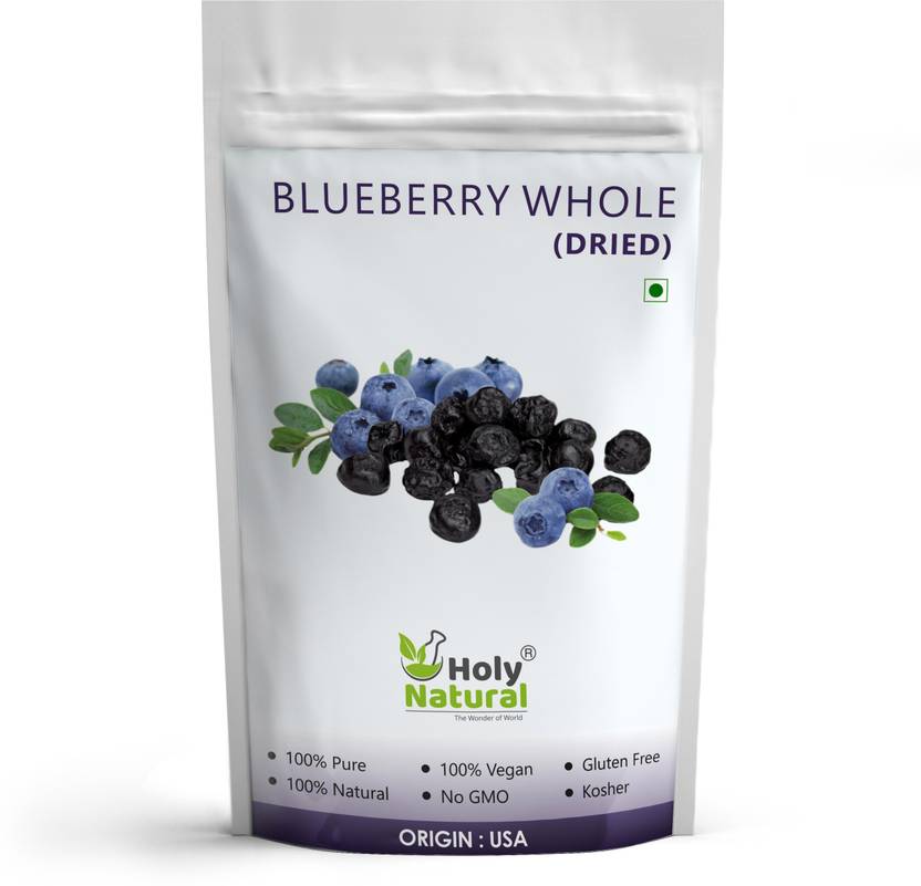Holy Natural Dried Blueberries Whole 1 KG Blueberry Price in India