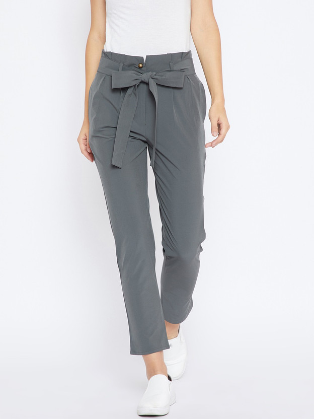 solid peg trousers