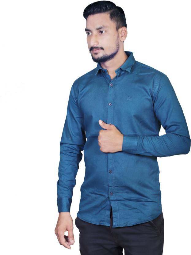 NICE ONE Men Solid Formal Light Blue Shirt - Buy NICE ONE Men Solid Formal Light  Blue Shirt Online at Best Prices in India 