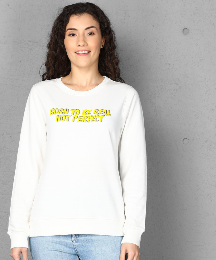 Full Sleeve Printed Women Sweatshirt 