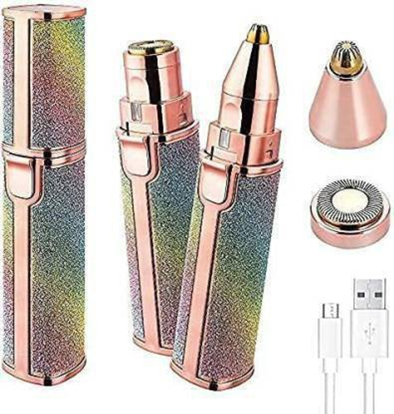 Jivima 2 In 1 Eyebrow Trimmer Trimmer 45 min  Runtime 0 Length Settings(Multicolor)