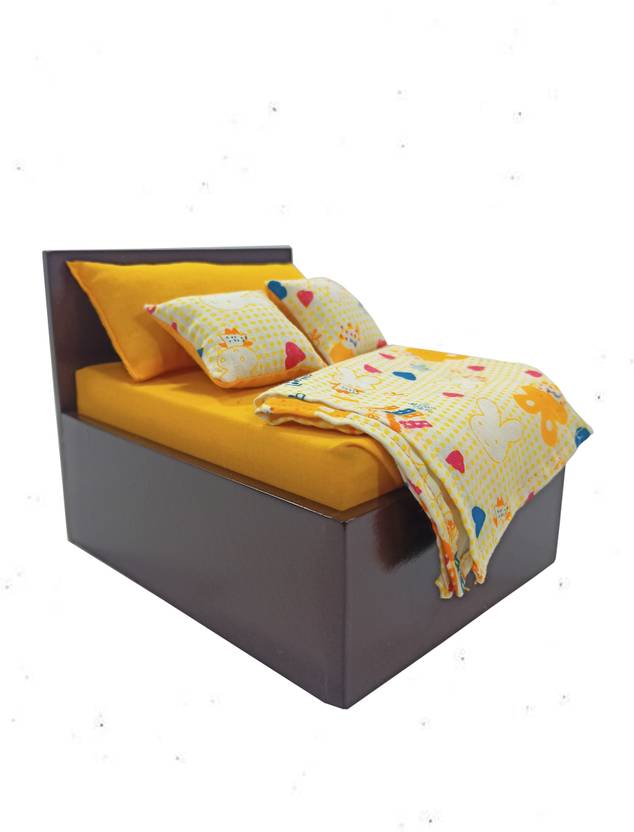 Kanha Creative Arts Kanha Creative Arts Wooden Bed with Double Sided