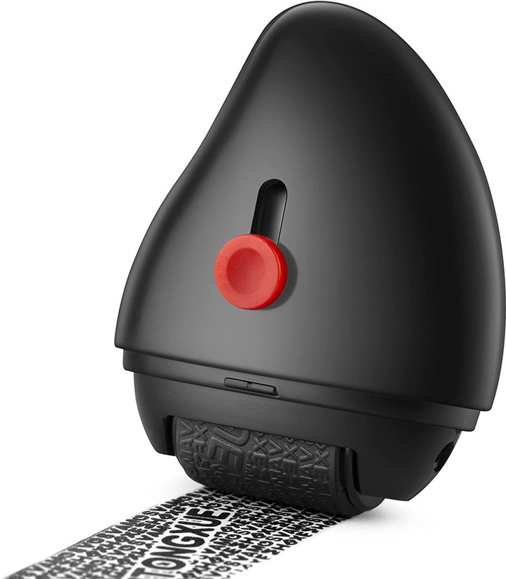 bosig Identity Theft Protection Roller Stamp Wide, Design for Confidential ID Blackout Security, Anti Theft and Privacy Identity Theft Protection Roller Stamp(medium, black)