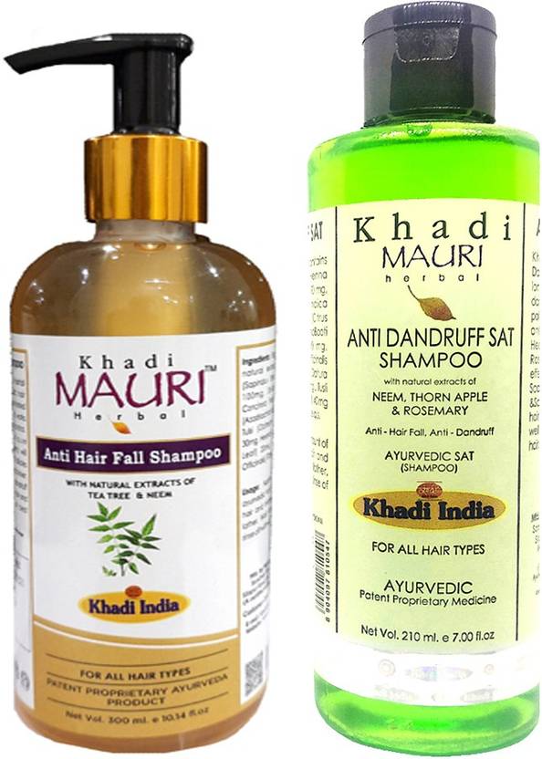 Khadi Mauri Anti Dandruff & Anti Hair Fall Shampoo Pack Of 2 Price