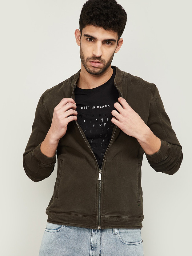 BOSSINI Full Sleeve Solid Men Jacket 