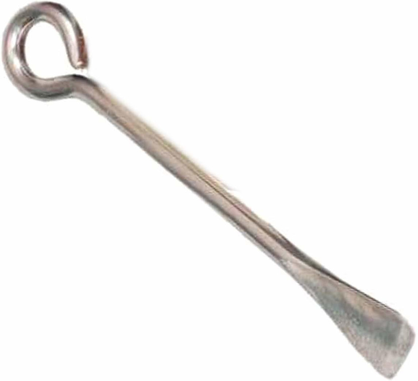 SIGNQ Stainless Steel Coconut Opener Shell Cracker Rod Straight Peeler(Steel)